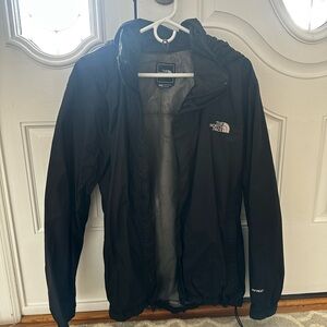 The North Face Men's hooded Black Windbreaker
